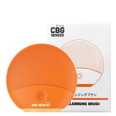 CBG DEvices Mini Cleansing Brush (Orange) เครื่องล้างหน้ามินิชาร์จได้ ปรับความสั่นได้ 3 โหมด ทำความสะอาดล้ำลึกกว่ามือ